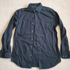 Banana republic mens medium classic long sleeve button down capsule collar shirt